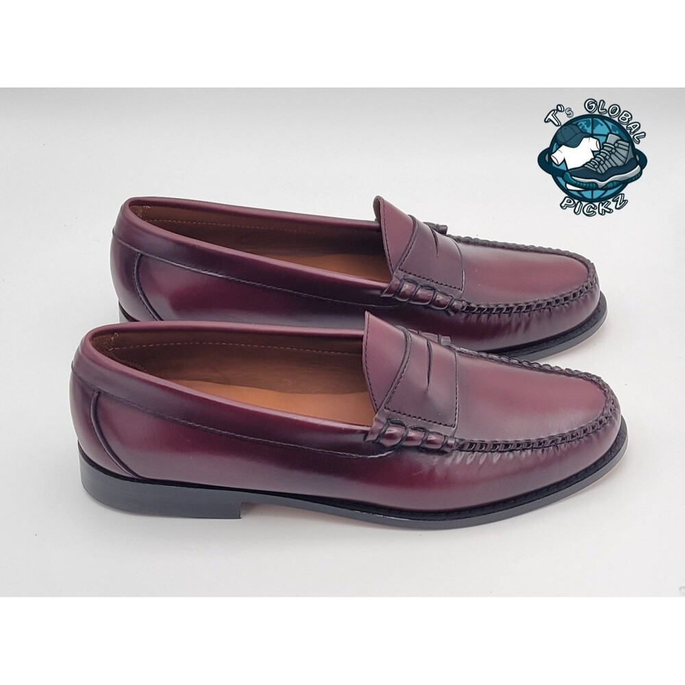J. CREW Classic Leather Penny Loafer Wine Mens Size 11 - Picture 2 of 11